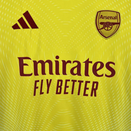 Arsenal 2024/25 Goalkeeper Jersey – Yellow Edition