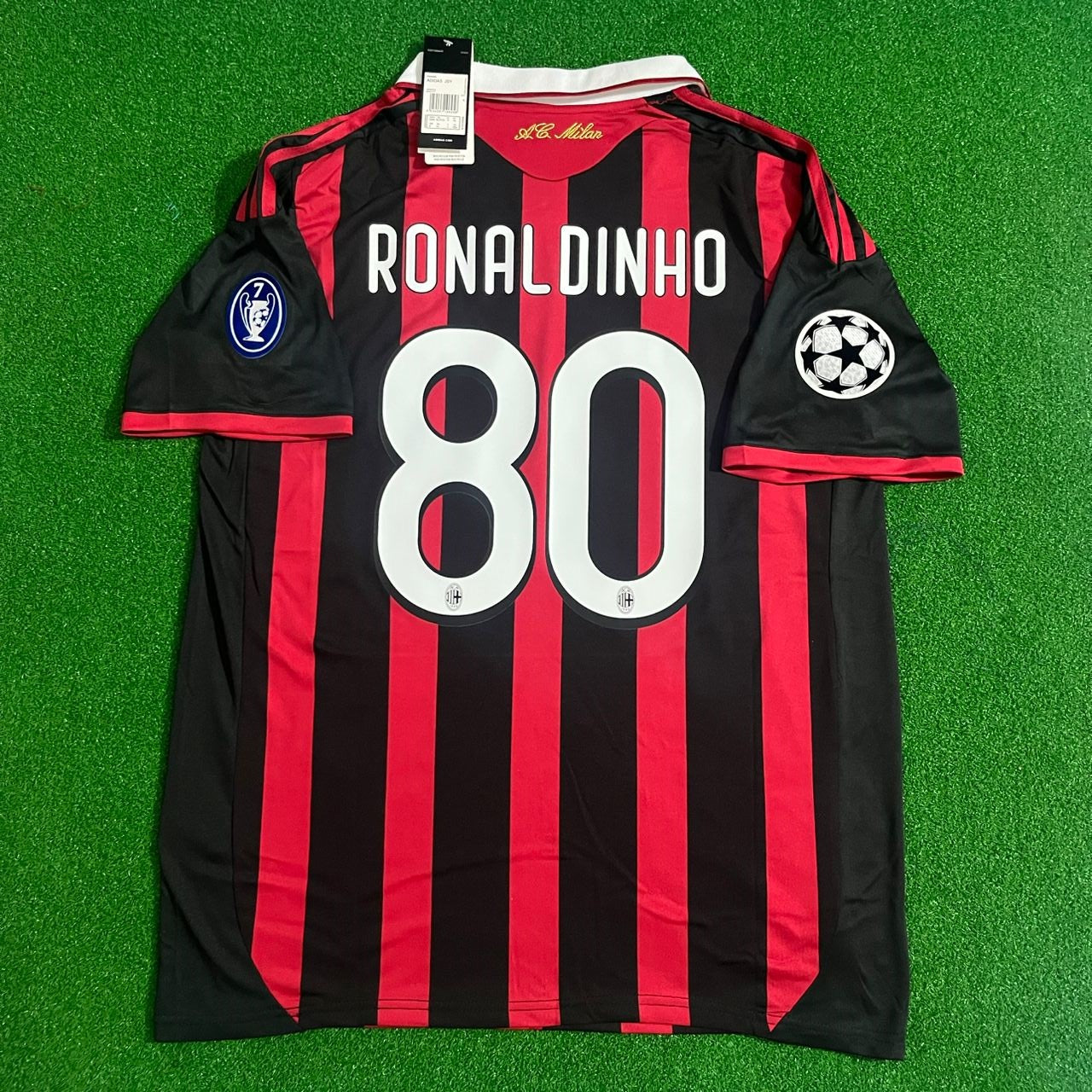 Ronaldinho AC Milan Retro Football Jersey